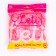 Latex ball 12 ", metal, in a set 100 pcs., Pink color
