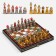 Chess "Battle Kulikovo", board wood 30 x 30 cm, pawn H-5 cm, king H-8.5 cm