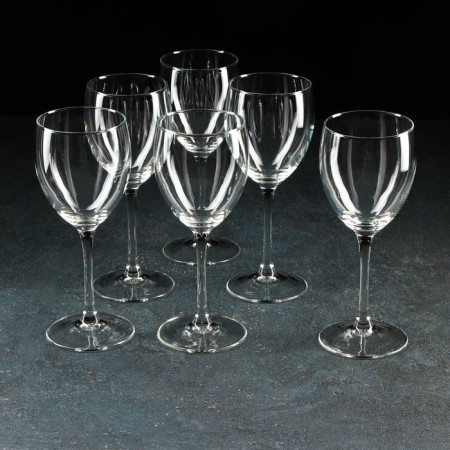 A set of glass glasses for the wine "Etalon", 350 ml, 6 pcs