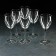 A set of glass glasses for the wine "Etalon", 350 ml, 6 pcs