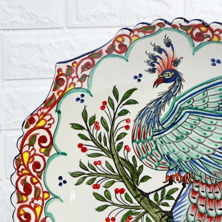 Largan Rishtan ceramics "Bird Bird", 41 cm, corrugated-3