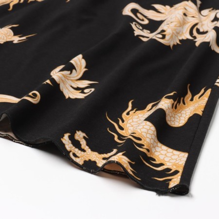 Female set (robe/shirt), black color, size 46-14
