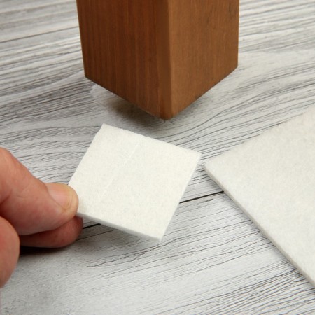 Furniture pad Tundra, 85 x 85 mm, square, white, 2 pcs.-8