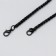 Chain with 2 carabiners link thickness 0.1 cm 0.4x60 cm black