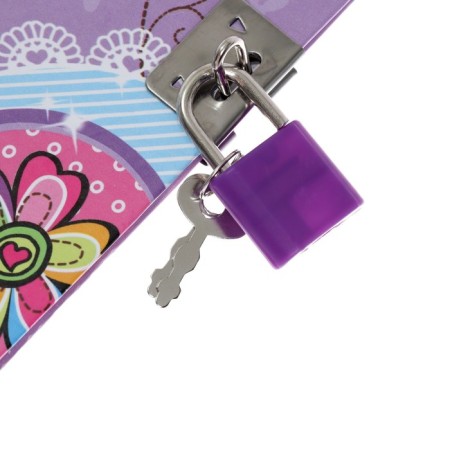 Notebook Gift Book on a lock, A5, 50 sheets, line, "VAZ", mix-2