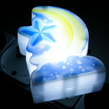 Night Plastic "Funny Beasts" 3 diode 220V mix 9x6x6.2 cm Risalux-5