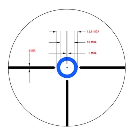 Optical sight Veber Wolf, 1.25-4.5x26 IR DND, corral-8