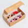 Box for eclairs, confectionery packaging, 2 inserts, “Made with love”, 15 x 10 x 5 cm