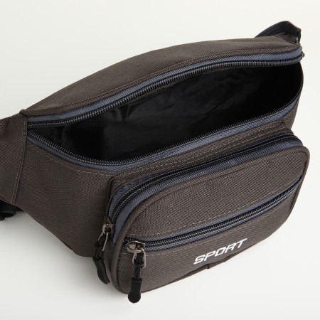 Board belt on lightning, 2 external pockets, color gray color-5