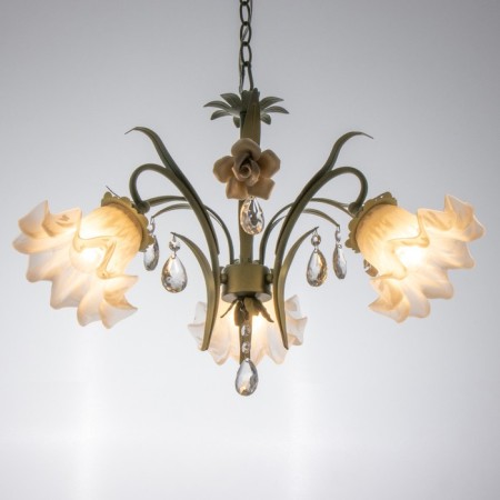Lyana chandelier 3he27 40w green 45x45x40-90 cm Bayerlux-2
