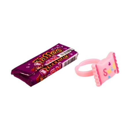 Chewing gum "Crazy Tattoo" with a ringlet, 2.6 g * 36pcs-1