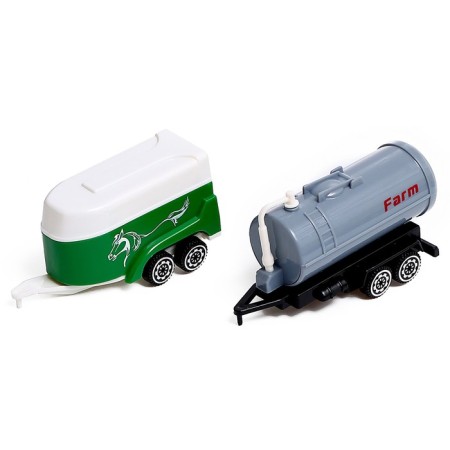 Game set "Farm", 2 tractors and animals-8