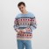 New Year. Knitted jumper KAFTAN Scandinavia size 56, blue