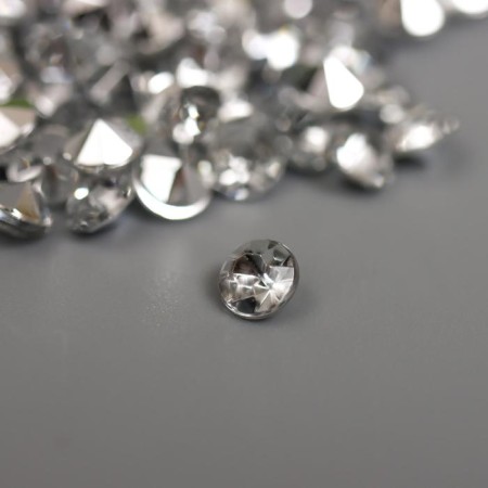 Decor for creativity plastic "Rhinestones. Transparent" set 200 pcs d = 0.4 cm