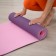 Yoga mat 183 × 61 × 0.8 cm, two -tone, purple color