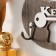 Hooks decorative wood "lock" 15x17x4 cm