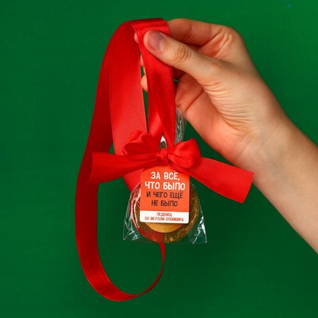 Lollice with a seal, on the tape “For everything”, taste: Pimbir, 25 g.-1