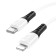 Hoco X82, Type -C cable - Lightning, 3 A, 1 m, silicone braid, white