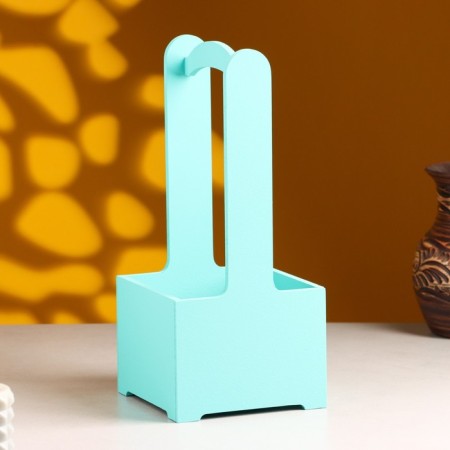 Kashpo - wooden box 13.5x13.5x30 cm tiffany-1