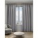 Decofest "Ombra" curtains, size 200x280 cm, color light gray