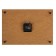 Carty clock is wall-mounted, interior "sailboat", silent, 25 x 35 cm