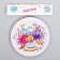 Paper plates "Happy birthday", set of 6 pcs.