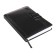 The diary is low, A5, 136 sheets, leatherette, Devente. Prestige, a solid cover with foam rubber, pocket, perforation, liesse, block 70%, black