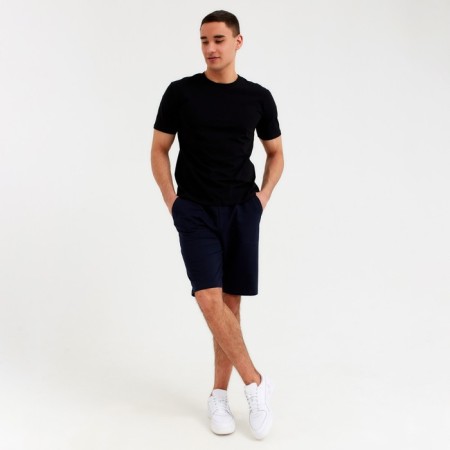 T -shirt men Minaku: Basic Line Man Black Color, size 54-1