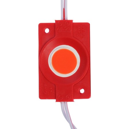 LED module for plants SMD5730, 2.4 W, COB, 220 LM, Fito, 12 V, set 20 pcs.