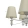 Chandelier 1091/5wt 40W E27 white 60x60x38-78 cm Bayerlux
