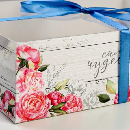 Capcake box, confectionery packaging, 6 cells “The Most Wonderful”, 23 x 16 x 7.5 cm-2