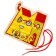 Toy wooden lacing "House of Cats" "Three Cats"