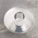 Lotus 2n candlelight of metal per candle, 7.5x2.5 cm, chrome