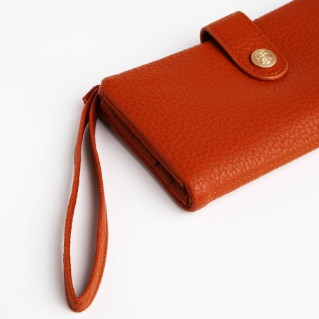 Women's wallet on the button, redhead color-2