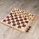 Checkers Wooden Game, D-2.3 cm, mix