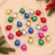 Set of balls plastic D-3 cm, 24 pcs 