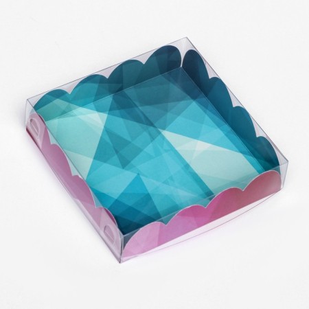 Cookie box, "illusion" 12 x 12 x 3