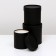 A set of round boxes 3 in 1, "Black", 16x16, 14x14, 12x12 cm