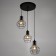Lamp Bayerlux "Ortico" 3x40W E27 black 30x30x20-140 cm