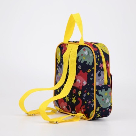 Baby backpack on lightning, blue color-1