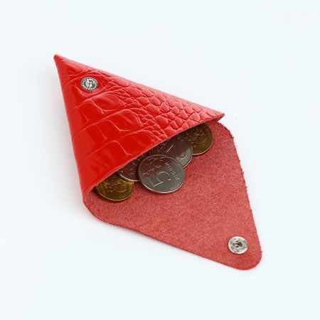 Monetnik on the button, Textura, red color-2