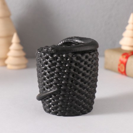 Interior item "Snake Basket" 7*7*4 cm black-4