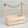 Wooden Kashpo 28 × 15 × 30 cm "Arm", handle rope, natural pine