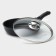 Pan "Tradition", D = 22 cm, glass cover, removable handle, anti -stick coating, black color