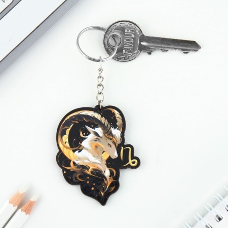Key keychain "Capricorn", 4.5 x 6 cm-1