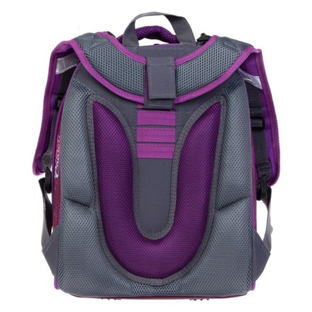 School backpack 38 x 30 x 16 cm, ergonomic back, stavia "cat 3d", lilac-6