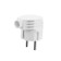 Corner fork Smartbuy, 16 A, 250 V, s/c, white