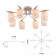 AMANDA 9092-308 8 X E27 40W chandelier
