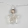 Garland “thread” 3 m with nozzles “Star light bulbs”, IP20, transparent thread, 80 LED, glow warm white, 8 modes, 220 V