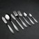 Set of dining room "Uralochka", 42 items, thickness 2 mm, decorative box, silver color